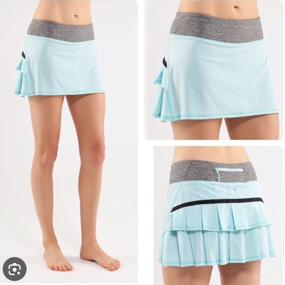Lululemon Pace Setter Skort Aquamarine 4 Reg
